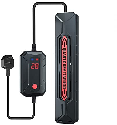 DONGKER Aquarium Heater, 1200W Submersible Fish Tank Heater Fast Heating W/Extra LED Temperature Controller for 100-185 Gallon Saltwater and Freshwater