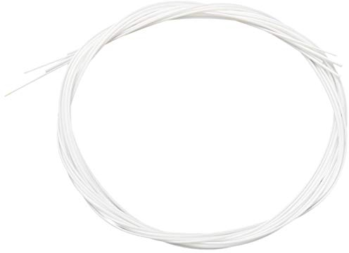 Doumneou 4 Stück / Set -Ukulelensaiten aus weißem Nylon für 21 23 26 Saiteninstrumente