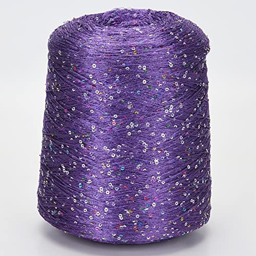 Summer Ice Silk Glitter Garn Pailletten Garn Hand Häkelgarn Stricken Kleidung Nadelarbeit, 22