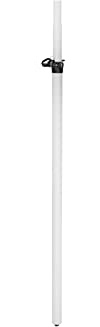 OMNITRONIC BPS-3 Boxenhochständer/Stativ weiß | Variable Distanzstange, M20-Gewinde, von 136-230 cm verstellbar und bis 18 kg belastbar