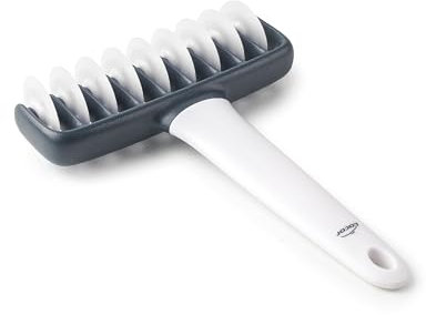 Lacor - 68801 - Rodillo Cocina, Rodillo Roller, Rodillo para Pasta, Rodillo Liso, Mango Ergonómico, 100% Desmontable, Apto para Lavavajillas, 9 Ruedas Extraíbles, Polipropileno, Sin BPA, 14x19.5 cm