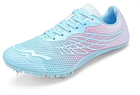 Zenithia Zapatillas Clavos Atletismo NiñA Zapatillas De Portivas para Pista Y Campo Zapatillas De Correr con Clavos CóModas Resistente Al Desgaste Antideslizantes para Sprint Running