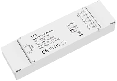 Ingresso 110V-220VAC 1CH*10A DALI 0/1-10V dimmer 1 indirizzo DALI Uscita contatto pulito DV1 DT5 adatto for strisce luminose LED monocolore SMD