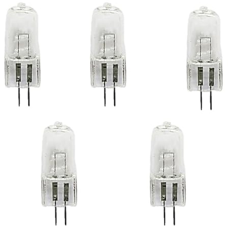 halogenlampa 5 St Halogen 20W 50W 12V 2-stifts Typ Halogenlampa G4 10W 35W Glödlampor Varmvit Dimbar Halogenlampa Inomhusbelysning.,20W