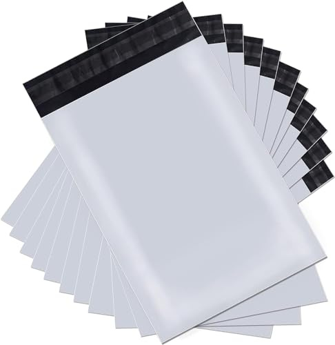 newlng Emballage Colis Vinted 20pcs Grand Sachet Envoie Colis Vinted 50 cm X 65 cm Pochette Envoie Colis Vinted Blanc Pochette Envoie Colis Opaque/étanche Et Résistant à L'humidité