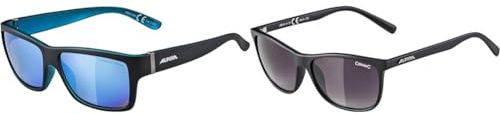 ALPINA KACEY - Verspiegelte und Bruchsichere Sonnenbrille & JAIDA - Verspiegelte und Bruchsichere Sonnenbrille Mit 100% UV-Schutz Für Erwachsene, black matt, One Size