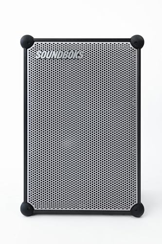 SOUNDBOKS 4 - Bluetooth Performance Speaker - USB-C-Aufladung - Lautester Party Lautsprecher mit 40 Stunden Akku - Kabelloser und tragbarer Lautsprecher - Designed in Dänemark - 126dB (Metallic Gray)