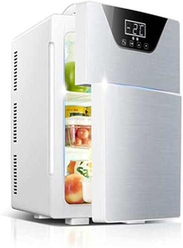 Mini refrigerador portátil para congelador de automóvil de 20 litros - Refrigerador pequeño para automóvil y hogar con Pantalla táctil Calentador de refrigerador de refrigerador de automóvil