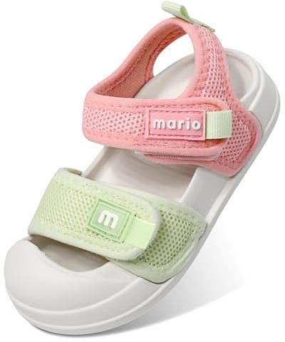 MK MATT KEELY sandaler pojkar flickor sommar sandaler stängd tå unisex barn vandring sandaler utomhus baby, ROSA, 25/26 EU