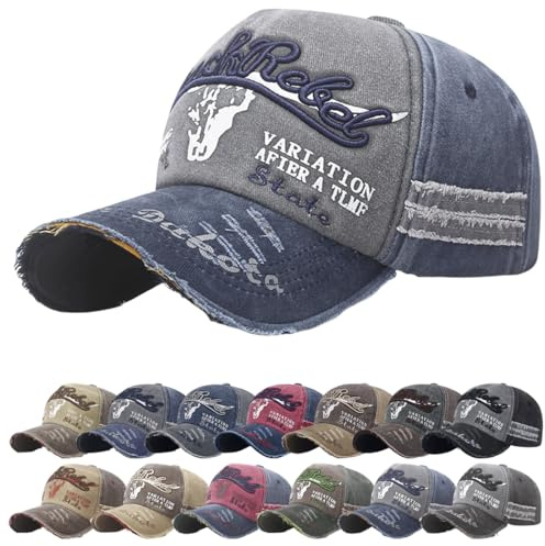 YKDLLF Cappello Uomo Donna con Visiera Cappellino Estivo Berretto Regolabile Baseball Tennis Padel Unisex 100% Cotone Cappello Snapback Classico Blank Tesa Regolabile High Top End Trendy
