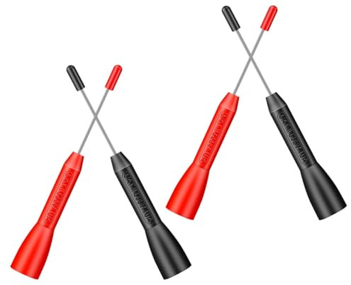 UPKOCH 2 Paare Prüfspitzen für Multimeter Rückwärtsprüfspitzen aus Edelstahl Robust und Verschleißfest für Messgeräte und Kfz Reparatur
