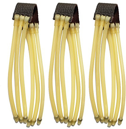 SHARROW 6pcs Lance-Pierre Bande de Caoutchouc Tube pour Catapulte Antidérapant en Latex Extérieur Chasse