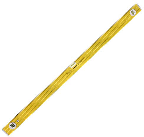 48 (1200mm) Ribbed Spirit Level Aluminium Scaffolding Builders Milled Box Section