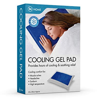iN Cooling Gel Pad for Bed, Pillow and Forehead | Multi-function Design | Improves Sleep Quality | Reduces Night Sweats
