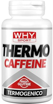 WHY SPORT THERMO CAFFEINE - Brucia Grassi - Pre Workout - Integratore Alimentare Termogenico - 90 Compresse