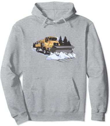 Snowplough Operator, Snow Truck Driver, Snow Worker Pullover Hoodie