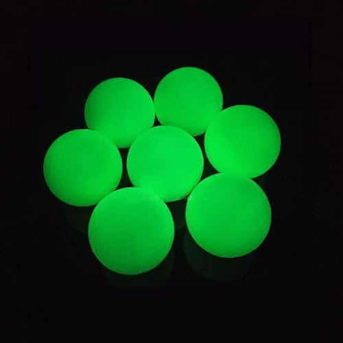 zalati Glow in the Dark Golf Balls 12st Glow Golfbollar Solabsorption av solljus för återanvändning - ljus, ingen LED