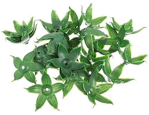YARNOW 120pièces Calices Artificiels pour Roses Matériaux De Bricolage Fournitures De Fleurs Calices De Roses Sépales Plastique