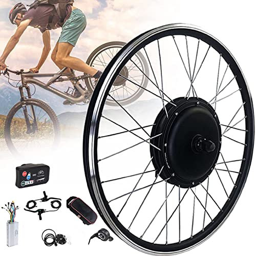 48V 1000/1500W Electric Bicycle Conversion Kit, Ebike Conversion Kit Rear Wheel,LED880 Display, 16/20/24/26/27.5/28/29/700C Wheel Size,Easy to Install,Powerful Rear Hub Motor kit,1500W-26in