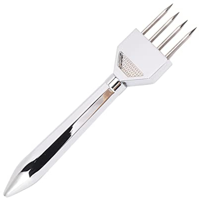 Isflismaskin Professionell Rostfritt Stål Manuell Isyxa Ishackare Punch Crusher Isyxa med Trähandtag, Bar Ice Mejsel för Restauranger, Bartender Ice Breaking, Kök (Typ A)