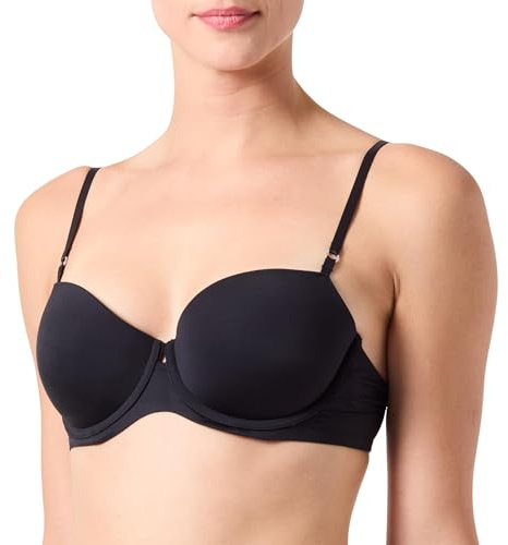 Calvin Klein Donna Reggiseno a Balconcino Lift con Ferretto, Nero (Black), 3B
