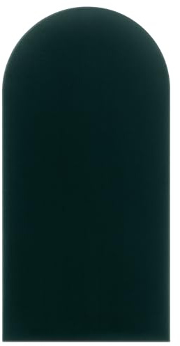 DecoNest Wandkissen, Wandpolsterung, Wanddekoration, ovales Bettkopfteil, 3D-gepolstertes Wandpaneel 30 x 100 cm Türkis