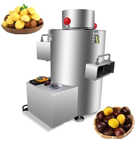 Máquina peladora de castañas, automática, de una sola cáscara, no daña las castañas, ideal para varios tamaños, funcionamiento eficiente