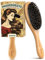 lampox Brosse à cheveux en poils de sanglier pour femme, homme, enfant, pagaie en bambou, poils naturels pour cheveux fins et fins, amélioration de la texture des cheveux (bambou)