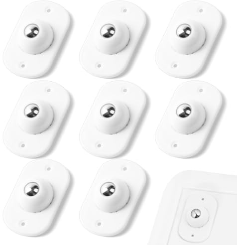OFFCUP Wheels for Kitchen Appliances, 8 Pack Self-Adhesive Mini Casters