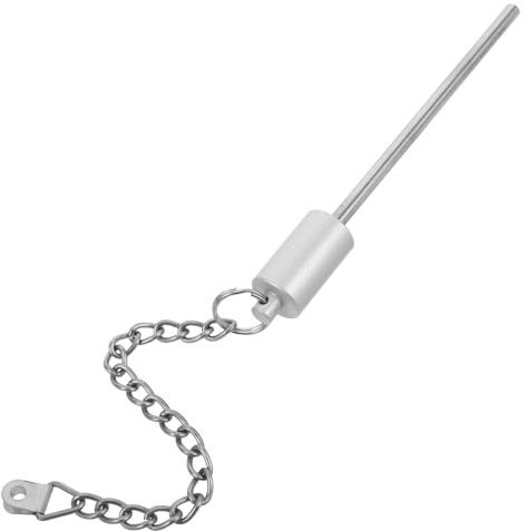 Toyvian Chaînette De Goupille De Parasol Métal pour Terrasse Jardin, Accessoire Stabilisateur Résistant Aux Intempéries, Système Fixation Sécurisé pour Parasol Extérieur, Sangle Réglable Polyvalente