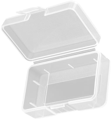 DIYEAH Caja De Almacenamiento Transparente para Pilas 9v, Portapilas Compacto De PP, Organizador Seguro para Hogar y Viajes, Contenedor Portátil para Baterías Individuales