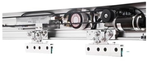 Set Completo Di Motore For Controllo Accessi For Porte Scorrevoli Automatiche Intelligenti Con Porta In Vetro A Induzione Elettrica Facile Per Uso Domestico Commerciale(Frameless Glass Doors)