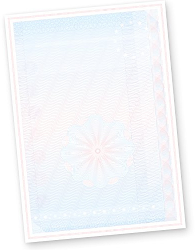 Wertpapier Briefpapier Vordrucke DIN A4 500 Blatt für Zertifikate Urkunden Auszeichnungen