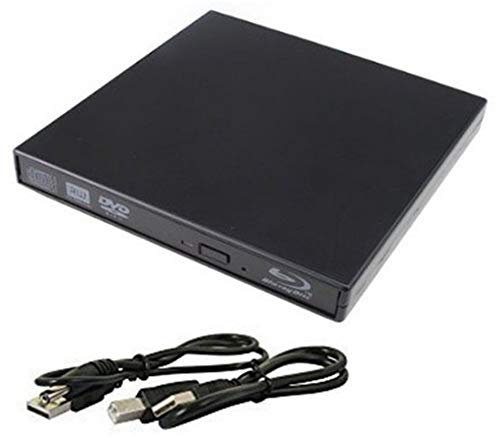 tengertang External Blu-ray DVD CD Drive USB 2.0 3D Blu-Ray Player Portable CD/DVD-ROM Burner BD-ROM for PC Compute Desktop Notebook