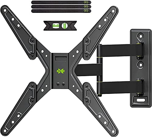 USX-MOUNT TV Wandhalterung für Flach/Curved Fernseher, Schwenkbar Neigbar Universal TV Halterung (26-60 Zoll)