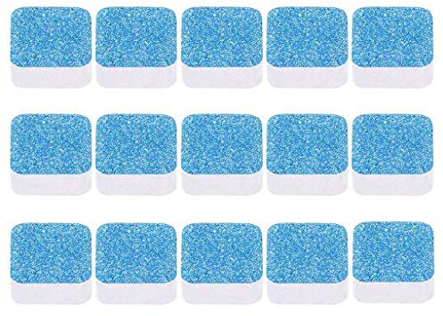 PAKEY Descalcificador Limpiador de Lavadora 15PCS Descalcificador de Limpieza Profunda Desodorante Duradero