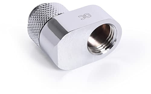 Alphacool Eiszapfen 16mm Versatzstück drehbar G1/4 AG auf G1/4 IG - chrom | 17602