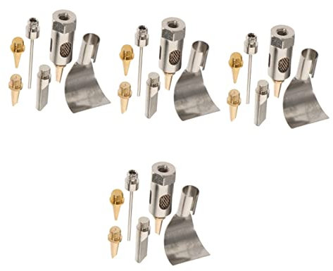 DOITOOL 4sätze Set Mit Ersatzspitzen Tragbarer Gasbetriebener Für Präzises Löten Und Reparaturen Für Heimwerker Und Profis