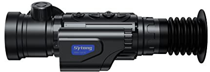 Sytong XM03 384 × 288 35 mm Portata termica con lungo telemetro Caccia Notte Visualizzazione Monoculare per immagini termiche con bianco caldo, nero caldo, rosso caldo, fusione, bordo