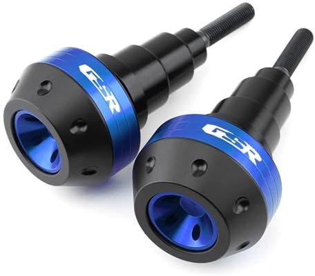 MISKYN Cadre De Protection Contre Les Chutes De Moto, Carénage Coulissant, Protection Anti-Crash, pour Suzuki GSR400 GSR600 GSR750 GSR 600 750 Moteur (Couleur : Blue)