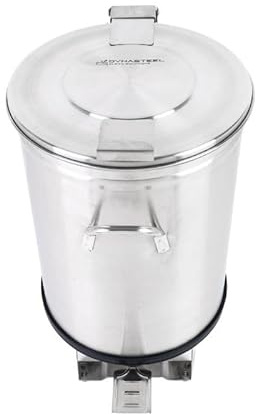 Poubelle Inox avec Pédale - 100 L