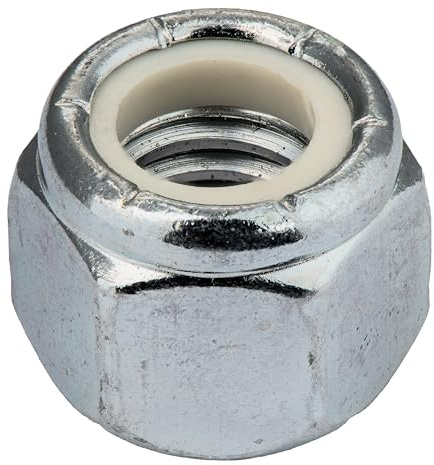 3/8-16 (10 Pack) Stainless Nylon Insert Lock Nuts by Makers Bolt