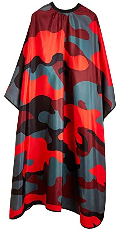 ＡＷＨＡＯ Imperméable Barber Coiffeur Styliste Cape Hair Styling Cape Squelette, Rouge C 140x160cm