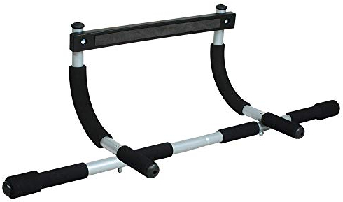 Klimmzugstange für die Tür, Zuhause, Fitness, Tür, Reckstange, Innen-Fitnessstudio, Oberkörpertraining, Fitnesssystem-Trainer (Farbe: Schwarz, Größe: 92 x 38 x 16,5 cm)
