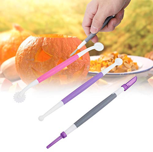 3pcs/Set Fondant Cake Decorating Tools, Eco-Friendly Modelling Flower Patterns, Pastry Carving Cutter, Cake Carving Tool, Fondant Cutter for Baking