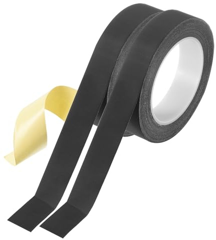 sourcing map Cinta adhesiva aislante de tela de acetato, 2.5 cm x 29.9 m, cinta de tela resistente al calor para laptop, reparación de guitarras eléctricas, automóviles, 2 unidades