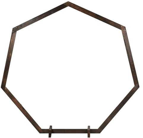 Arche en Bois, Arche de Jardin, Arche de Mariage for cérémonie, Support de Toile de Fond, (carré, Cercle, heptagone, hexagone, Triangle), Mariage, fête, décoration de Vacances(E5)