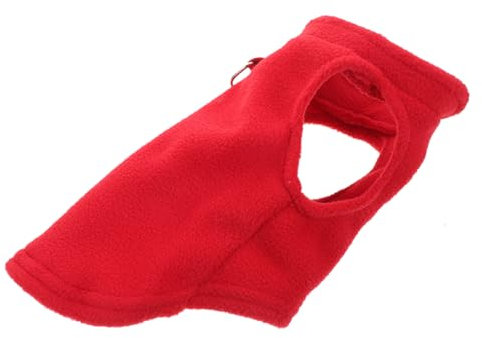 DRESSOOS Hundepullover Welpenweste Hundemantel Herbsthunde Ärmelloser Pullover Einfarbige Hundeweste Dekorative Hundeweste Hundeanzug Haustierkostüm Haustierweste Hundewintermantel