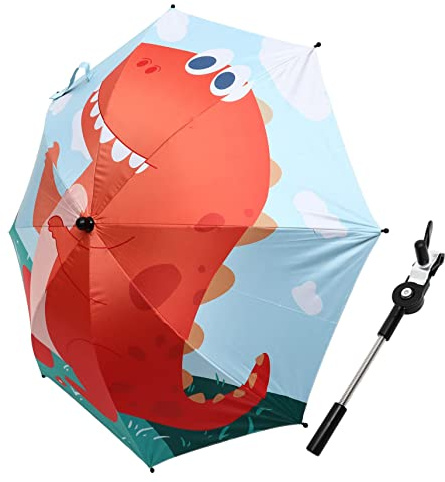 CIYODO Parasol pour Chaise de Plage et Poussette Protège Soleil et Pluie Facile à Utiliser
