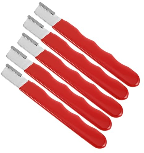SHINEOFI 5pièces Aiguiseur Outils De Jardin Aiguiseur De Couteaux Et Sécateurs Kit De Pierres à Aiguiser Rapide Pour Affûter Couteaux De Cuisine Ciseaux Et Autres Outils De Jardin